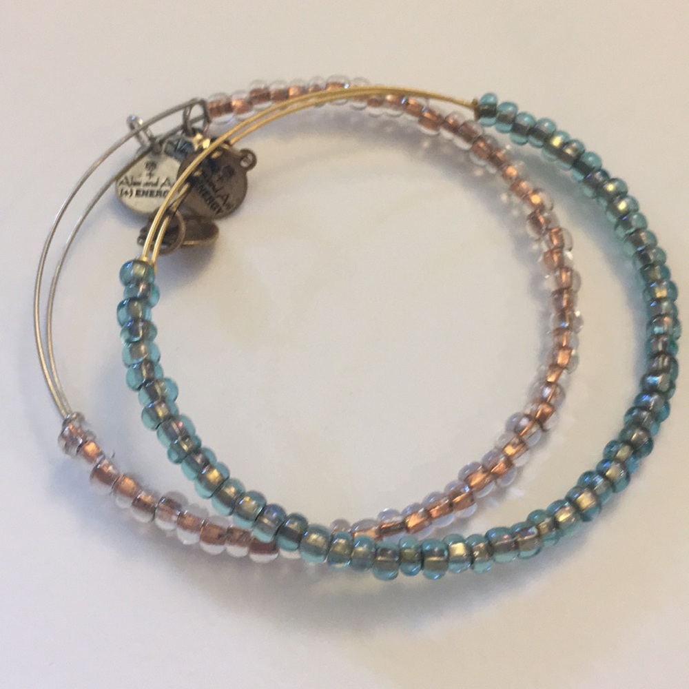 Alex and Ani Beaded Bracelets (2)